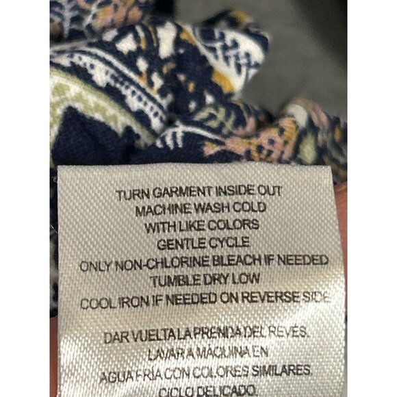 New With Tags Women's XL Absolutely Famous Print Peasant Top NWT - Picture 10 of 12